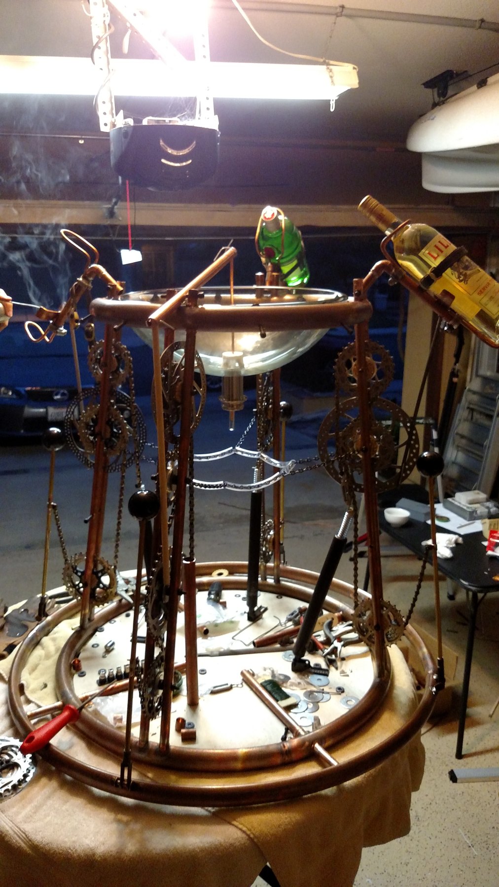 Assembly in the workshop